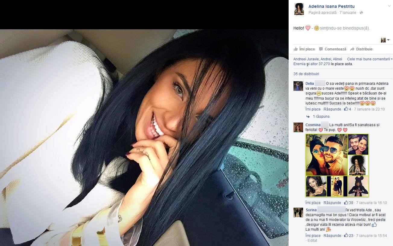 Inainte de a pleca in vacanta Adelina nu avea inelul pe mana