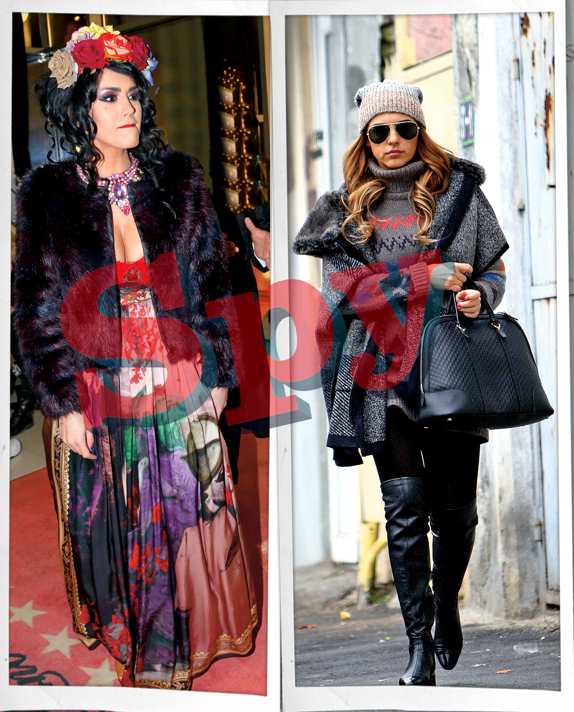 Lavinia Parva si Margherita au facut senzatie pe strazile din Capitala