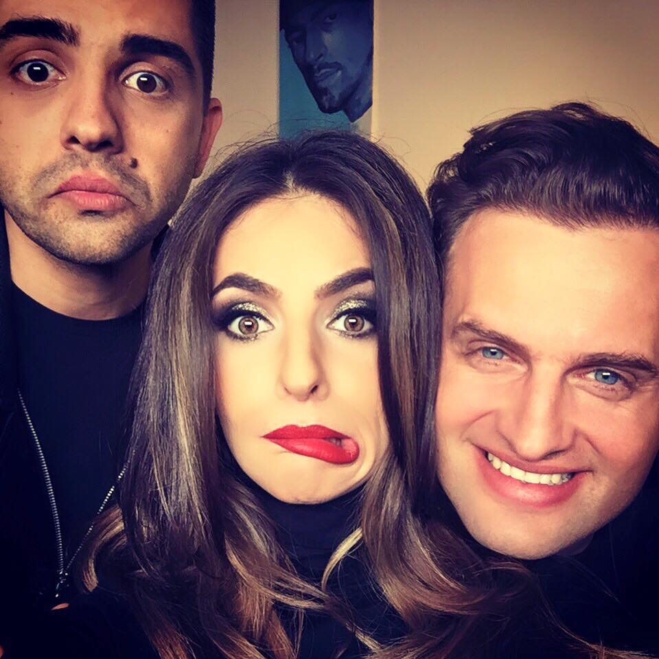 Melina,alaturi de Mihai si Sorin