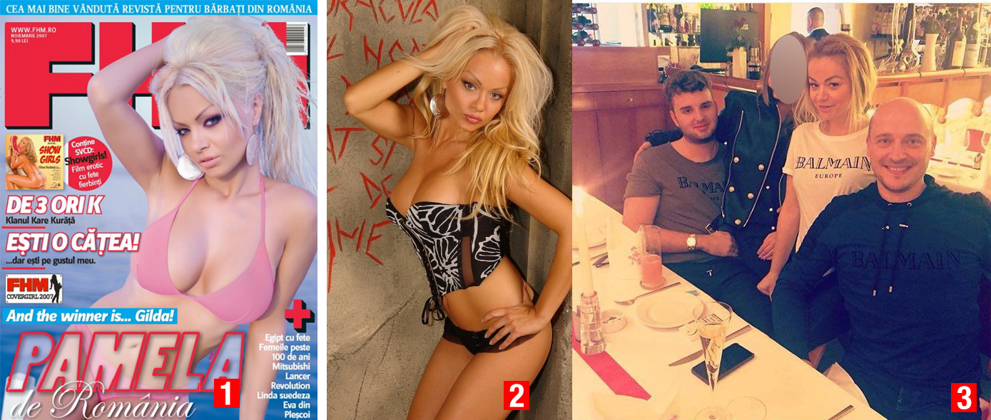 Foto 1 si 2: actuala doamna Tatu, cunoscuta publicului larg si Pamela de Romania a fost un fotomodel de succes Foto 3: Familia Tatu si Victoras Micula sunt prieteni, chiar daca sunt in competitie de 