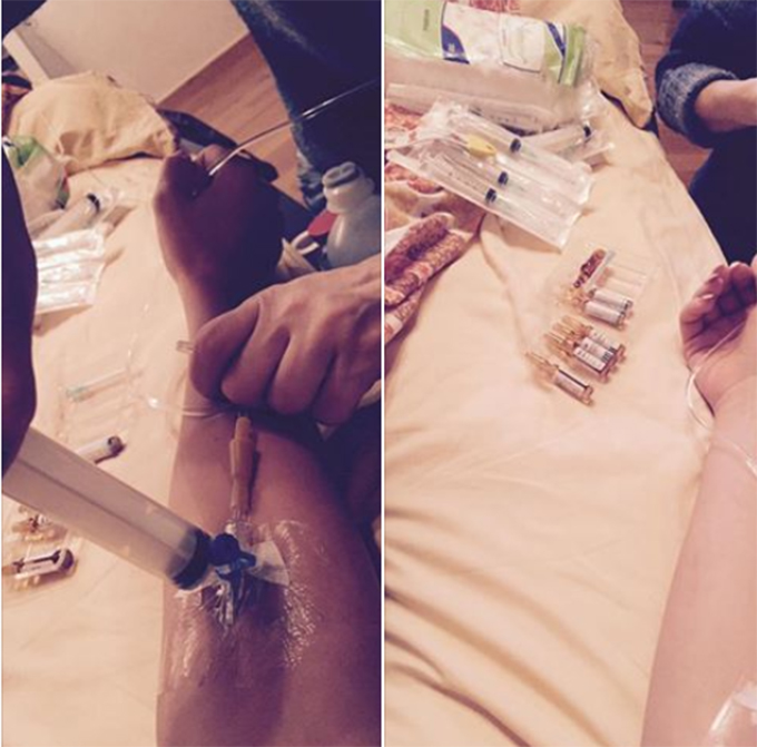 Margherita a avut nevoie de perfuzii