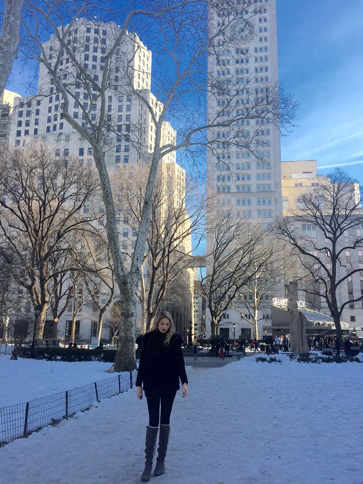 Valentina Pelinel se afla in vacanta in New York