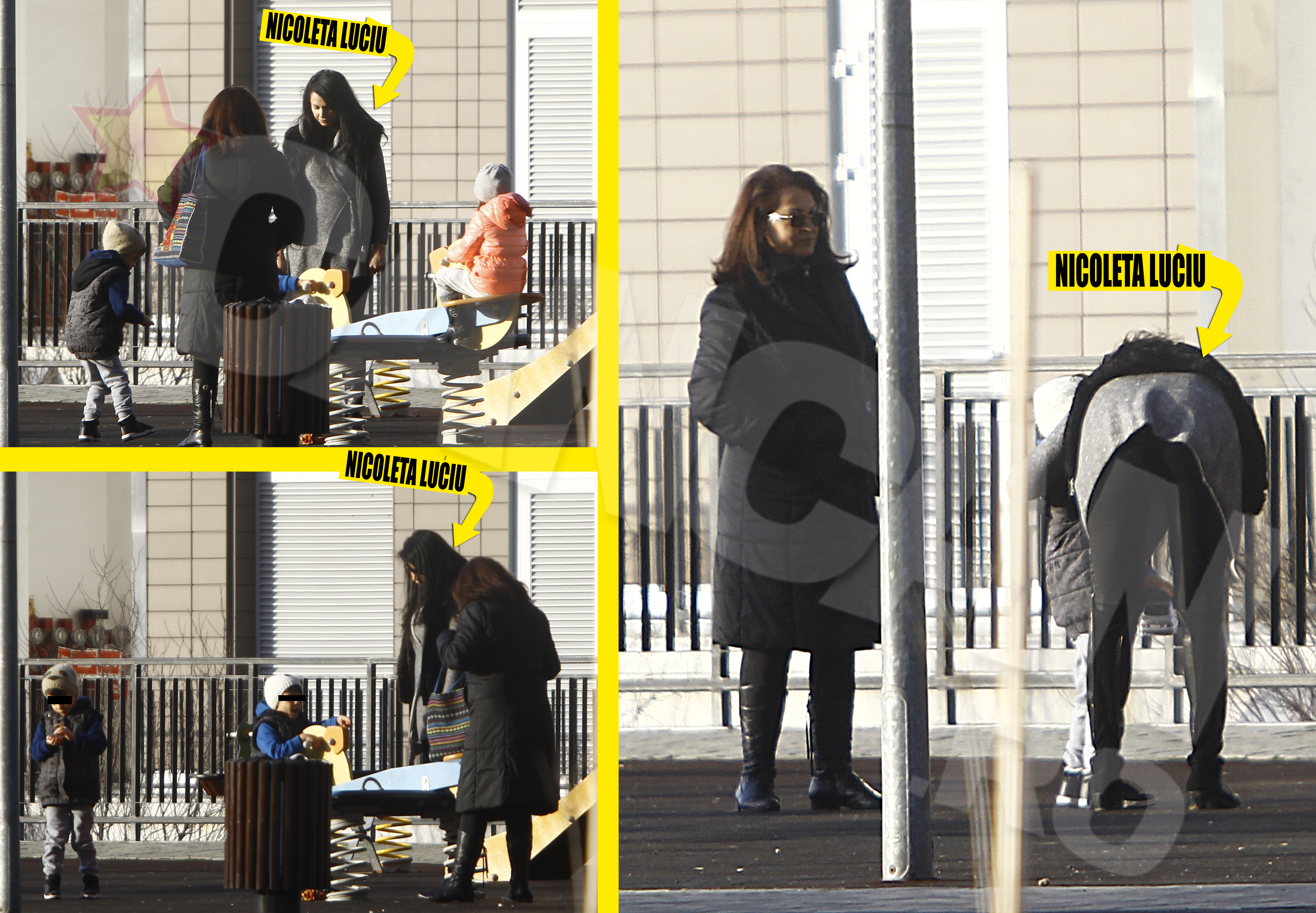 Şi mamă, şi bonă, şi sex-simbol: deşi a avut bona cu ea la plimbare, Nicoleta Luciu s-a concentrat mai mult decât aceasta pe propriii copii, fiind mereu gata să îi alinte cumva