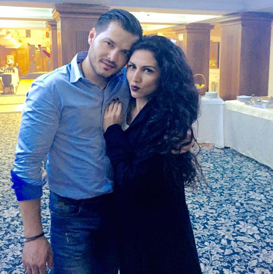 Doinita, alaturi de Liviu Varciu, unul dintre cei mai buni prieteni ai ei