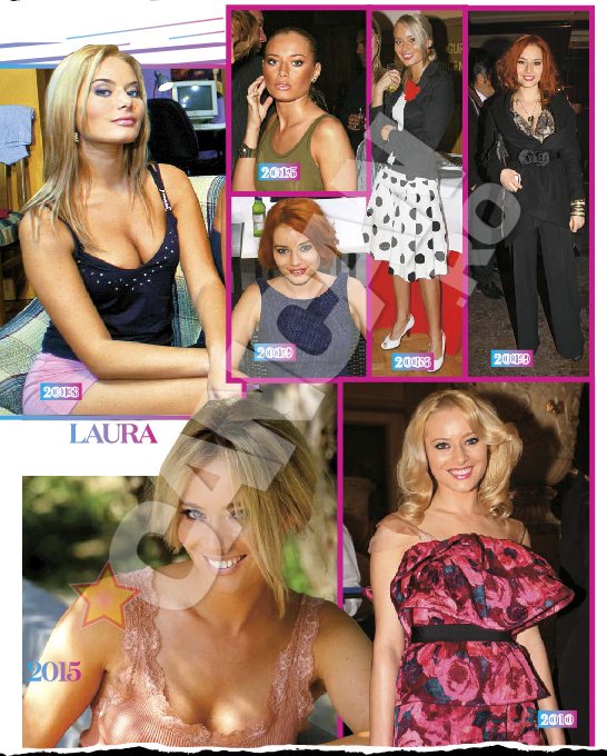 Laura a avut numeroase schimbari de look