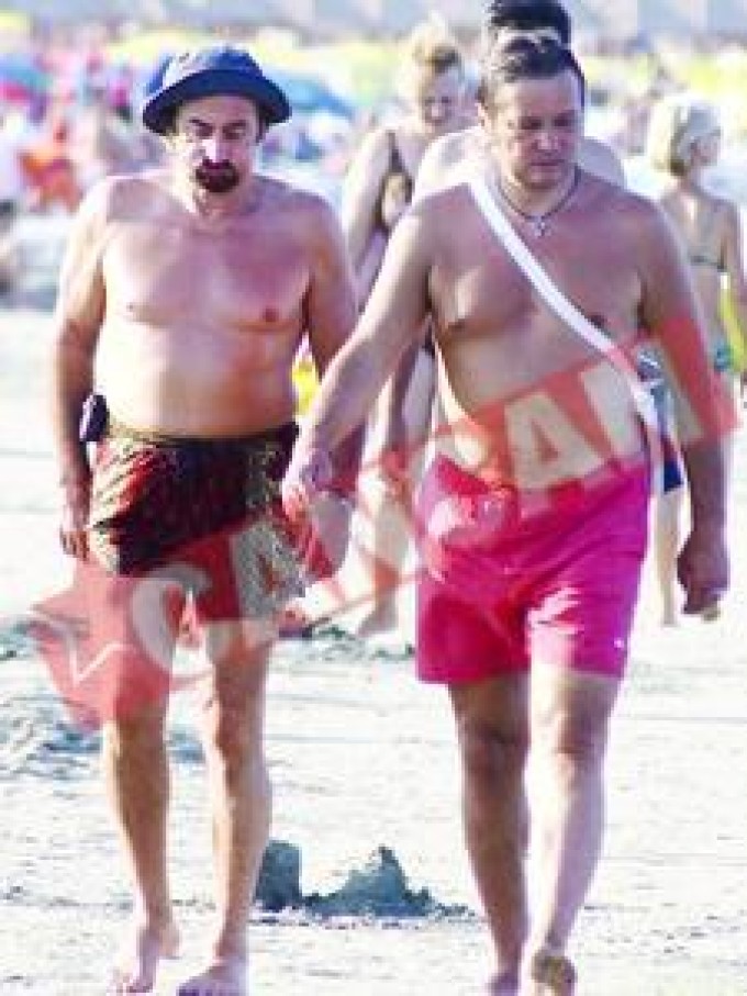 Mircea Pascu (stânga), omul de încredere al lui Adrian Petrache, a fost îndepartat de actuala soţie a acestuia