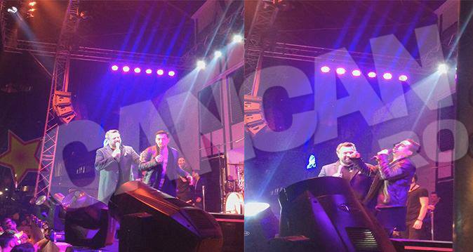 Horia Brenciu si Cosmin Natanticu au facut show pe scena. Totul s-a intamplat pe data de 23 februarie, in jurul orei 23.00.