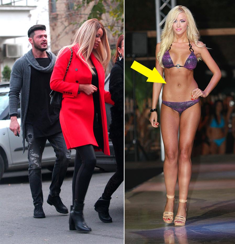 Asa arata vedeta in costum de baie