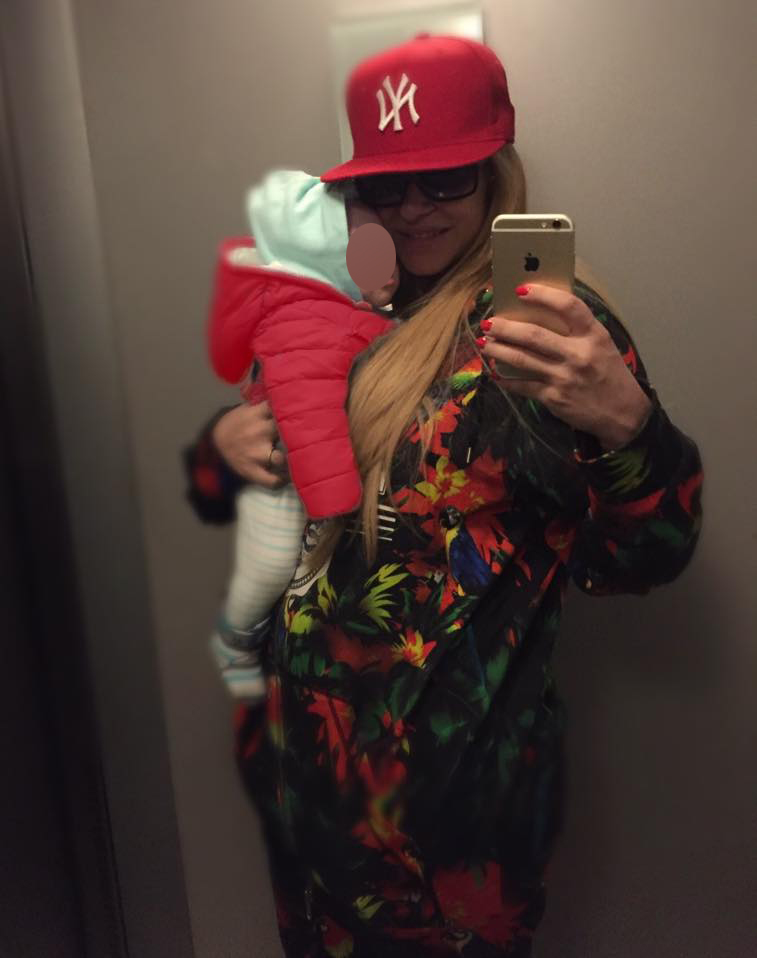 Vedeta si-a asortat tinuta cu cea a fetitei sale