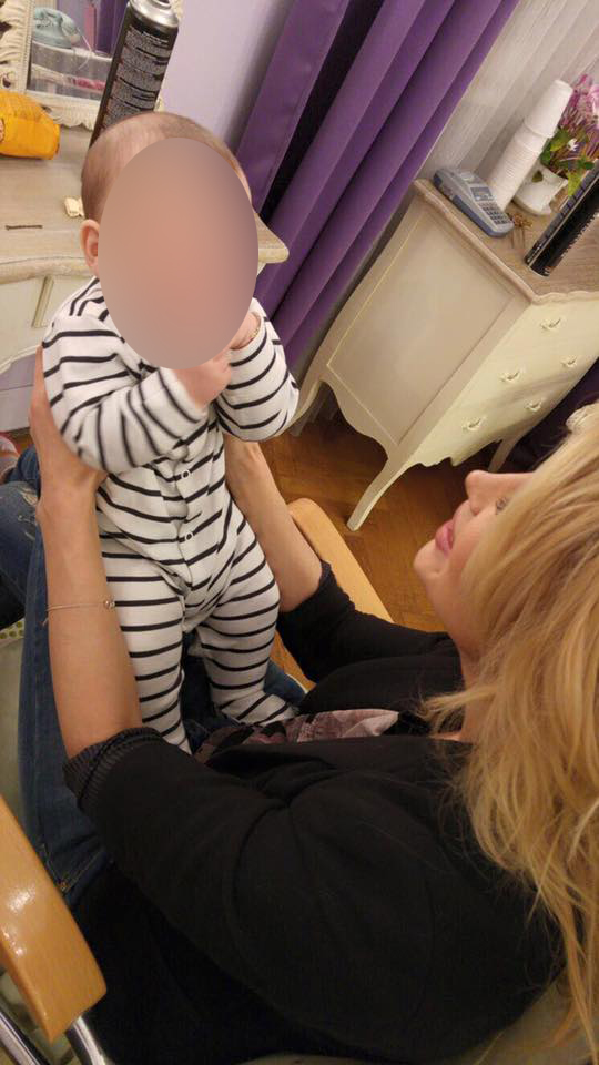 Fericirea se citeste pe chipul artistei