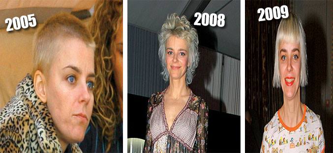 Gianina si-a facut mai multe schimbari de look, odata cu trecerea anilor