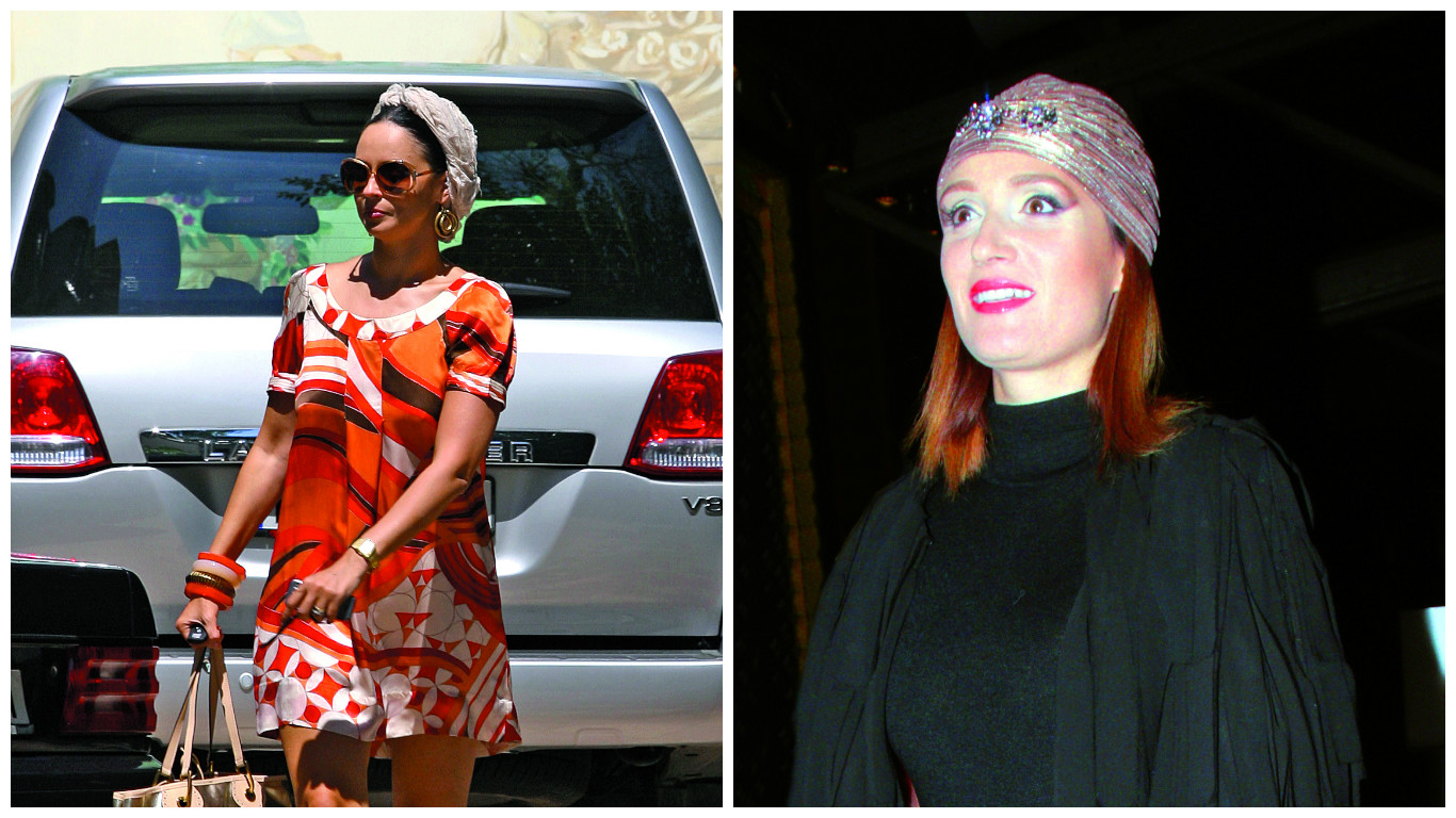 Andreea Marin pare să filmeze la Coştineşti Sat, iar Carmen Negoiţă ar trebui nsă renunţe la acest accesoriu.