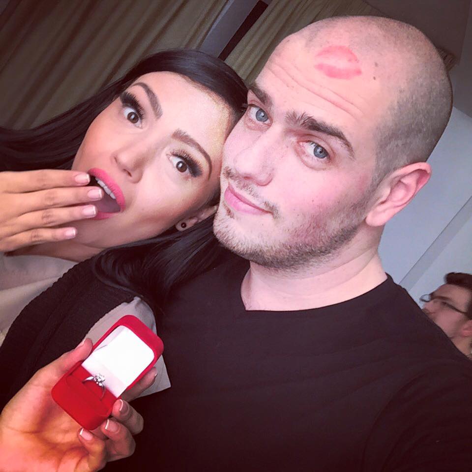 Matei Dima, alături de Andreea Mantea.