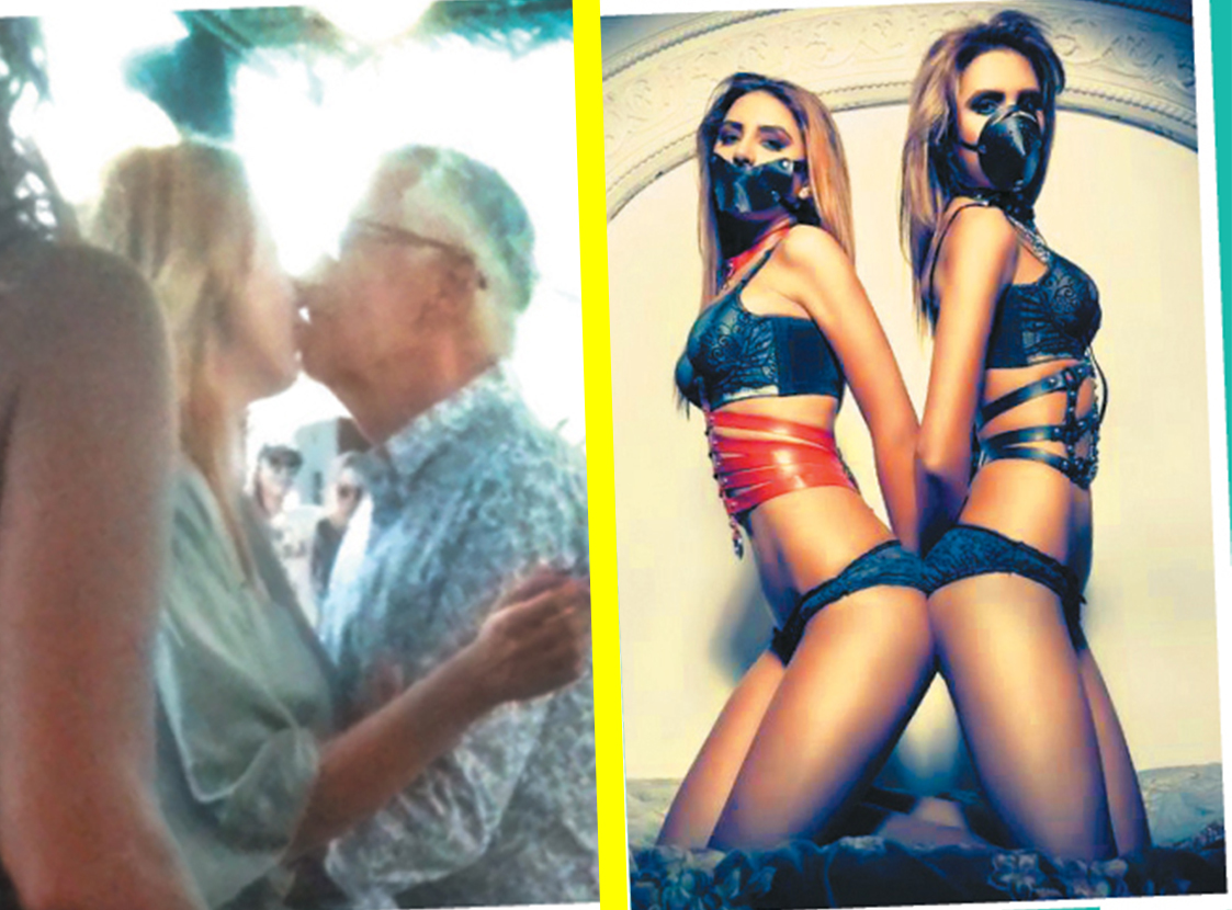 Laura şi Bujor Sion (stânga) s-au căsătorit. În imaginea din dreapta se află Laura şi Cristina