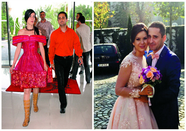 Gabriel Fătu a avut o căsnicie de 17 ani, cu regizoarea Chris Simion (foto stânga), acum este căsătorit Georgiana Stancu (foto dreapta).