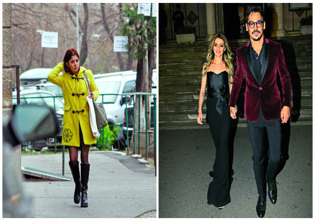 Răzvan Simion trăieşte o frumoasă poveste de dragoste cu Lidia Buble, după ce a divorţat de soţia sa, Diana (foto stânga), cu care are doi copii.