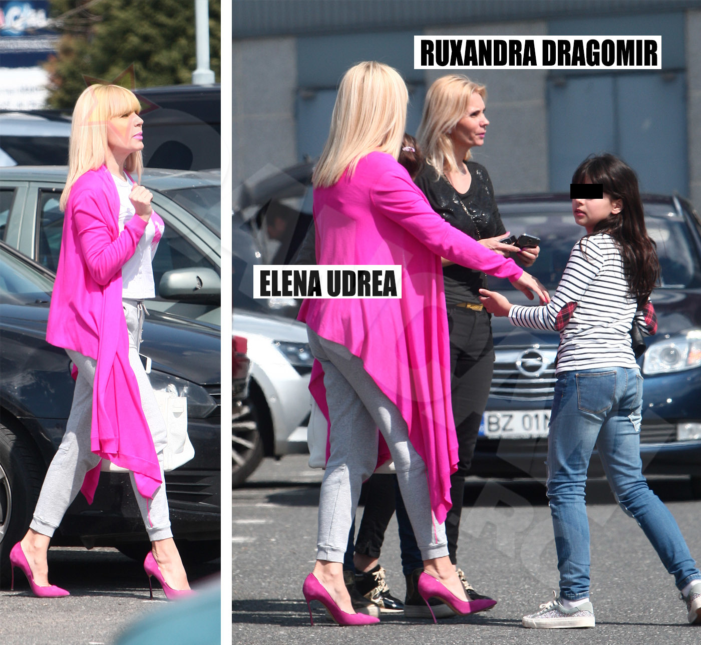 După ce s-au plimbat prin parc, Elena Udrea, împreună cu Ruxandra Dragomir au mers la mall.