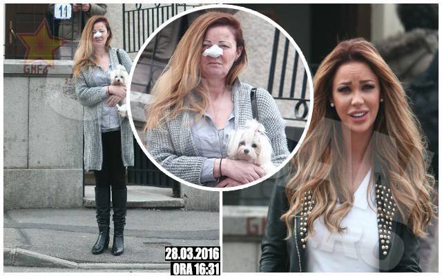 Bianca Drăguşanu şi-a însoţit mama la medicul estetician, Madi Drăguşanu modificându-şi nasul.