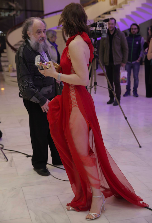 Ioana a fost cu adevărat o apariţie la Premiile Gopo