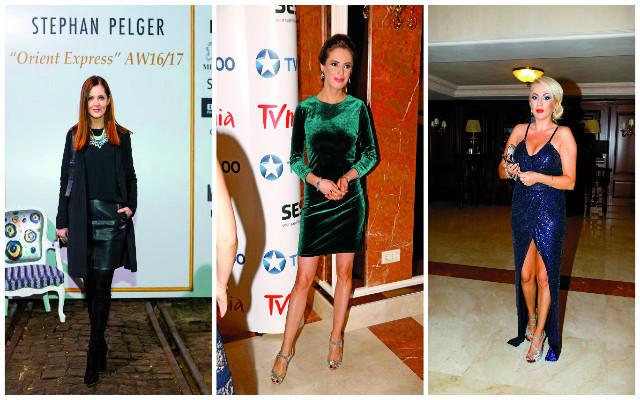 Rocsana este un exemplu de AŞA NU! Ţinuta pe care a ales-o nu o avantajează deloc.