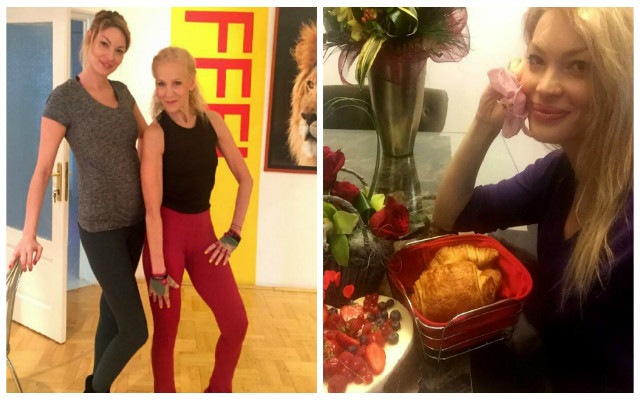 Valentina s-a îngrăşat în şapte luni de sarcină, 10 kilograme.