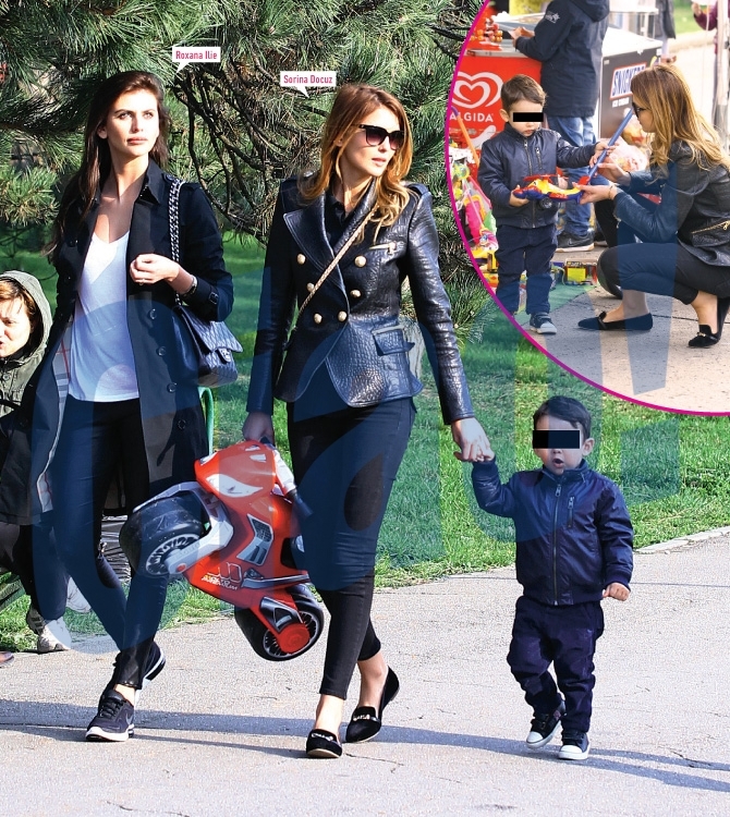 Sorina se ocupă acum singură de creşterea fiului ei, după divorţ