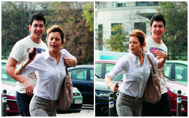 Elena este absolut înspăimântată, terifiată, îngrozită.