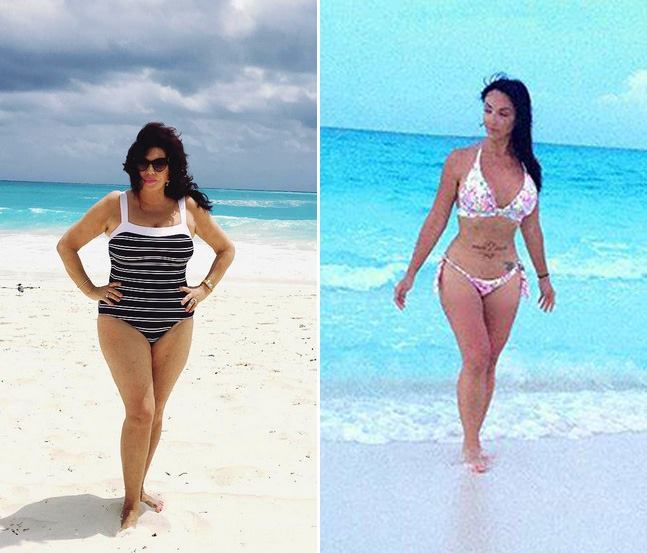 Carmen Harra, forme aproape asemanatoare cu ale fiicei sale, ALEXANDRA.