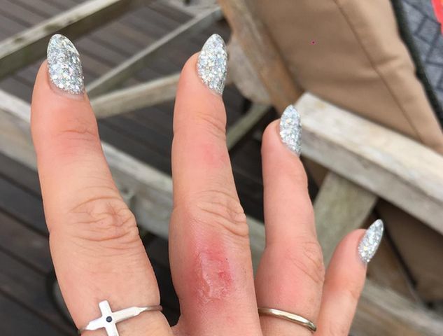 Rana Deliei din vacanţă.