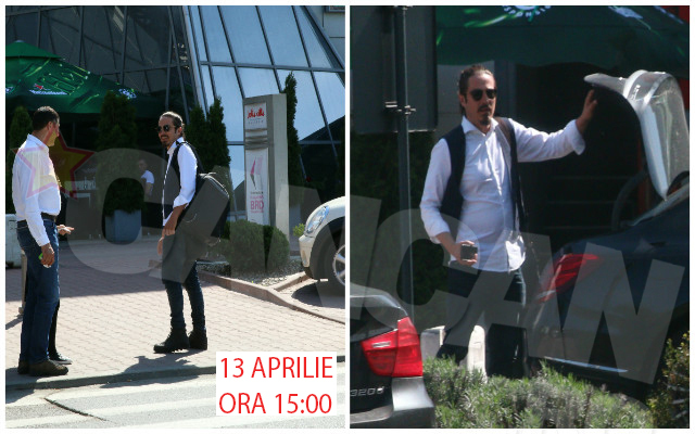 Vasile Calofir a părăsit ''Ferma vedetelor''. Acesta a fost fotografiat de CANCAN.ro, miercuri, 13 aprilie, în jurul orei 15:00, în faţă la Jolie Ville.
