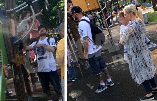 Rapperul e mereu cu ochii pe băieţii săi