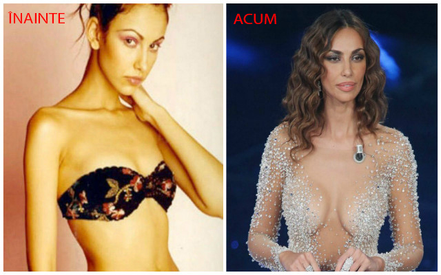 Mădălina Ghenea, pe vremea când nu avea operaţii estetice. (foto stânga)