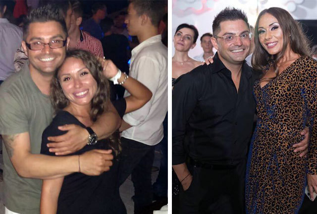 Miguel, alături de soţia lui, Laura