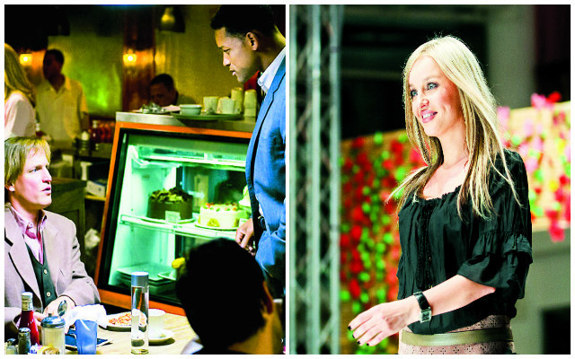 Tania preferă scena care este jucată de Woody Harrelson la telefon.