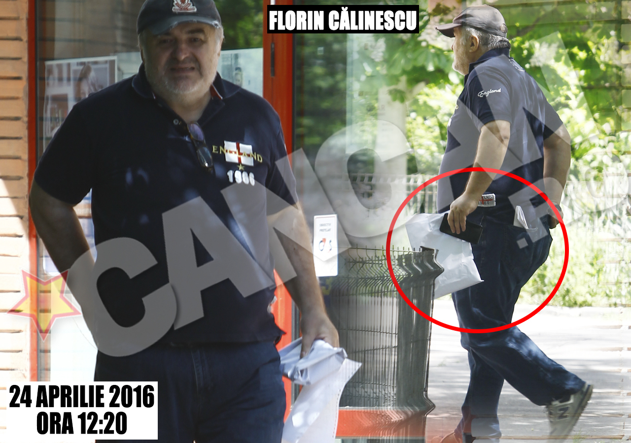 Deşi un pic supraponderal, Florin Călinescu este singurul om care are burta din spate mai mare decât cea din faţă. De la teancurile de bani din blugi!

