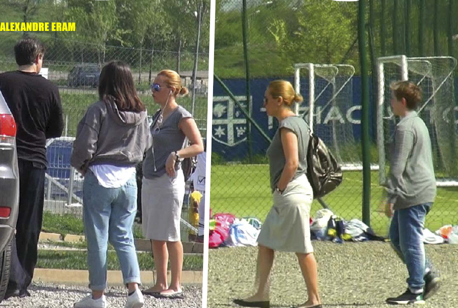 Doar sotul prezentatoarei era echipat pentru sport