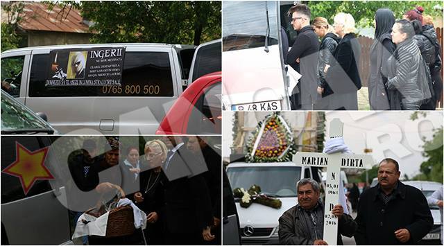 Stilistul a fost condus pe ultimul drum de rude