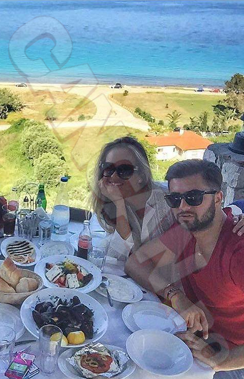 Diana Munteanu şi Bogdan Nemţeanu au petrecut o săptămână de vis în Grecia.