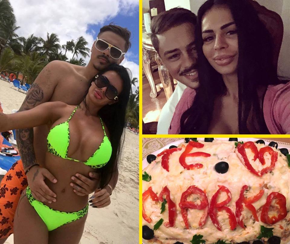 Renata şi fiul lui Marcel s-au iubit ca-n filme. Bruneta i-a scris ”Te iubesc!” pe salata de  boeuf 