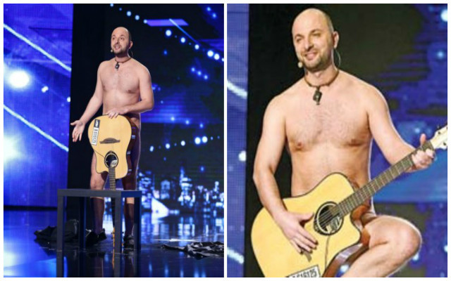 Marius Gheorghiu a apărut gol pe scenă la preselecţiile ''Românii au talent''.