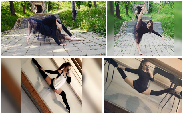 Crina continuă să practice marea sa pasiune, dansul.