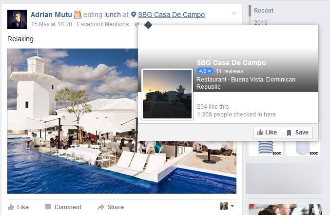 Fotbalistul şi-a dat check-in în Republica Dominică, acolo unde se află Consuelo.