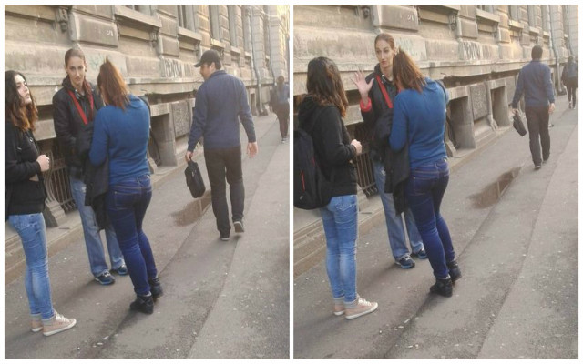 Escroaca, încă spune poveşti oamenilor, primind bani.
Sursa foto: metropotam.ro