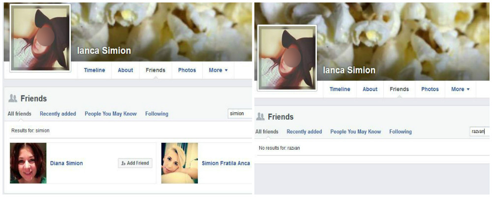 Ianca, fiica prezentatorului l-a şters pe tatăl său din lista de prieteni de pe Facebook.