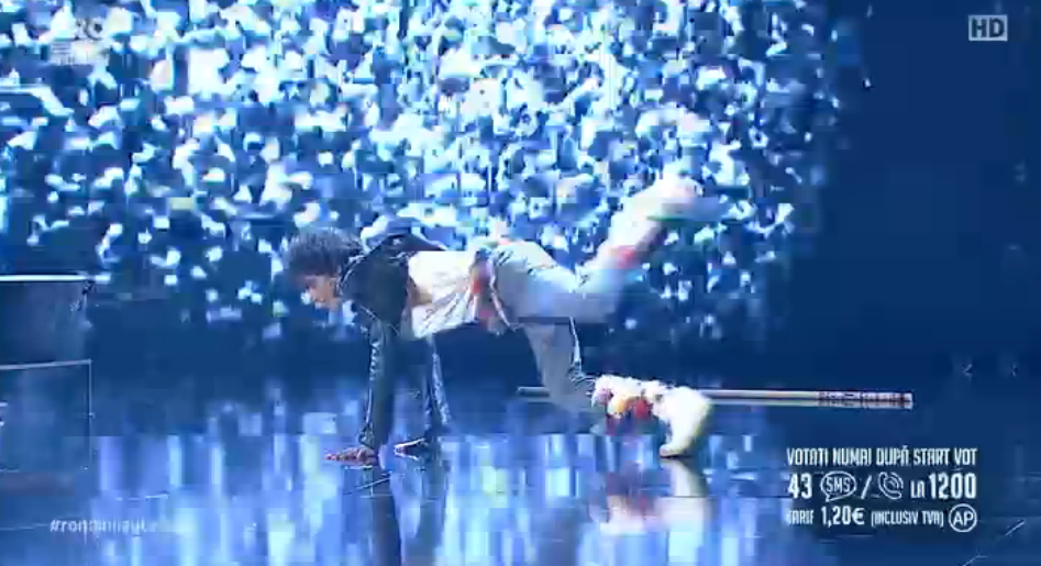 Tânărul a lăsat juriul fără cuvinte