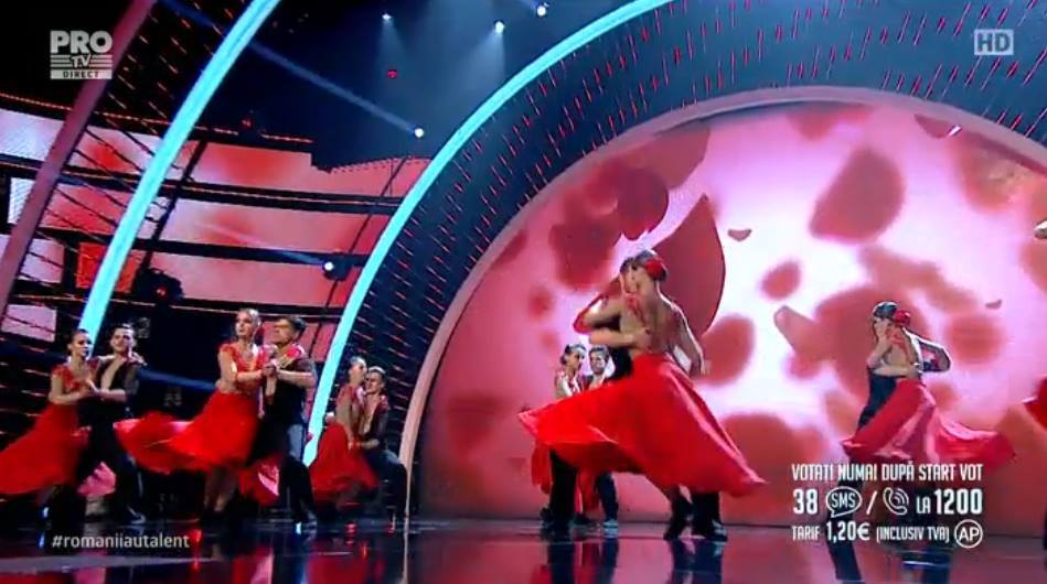 Trupa de balet a impresionat pe toată lumea