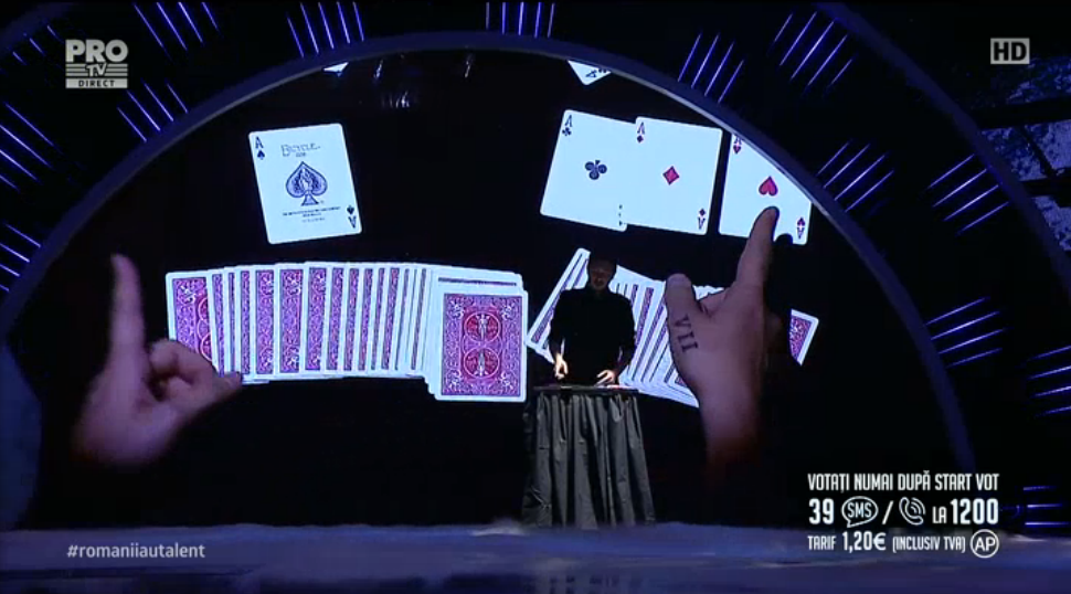 Cristian a avut un număr de la magie deosebit