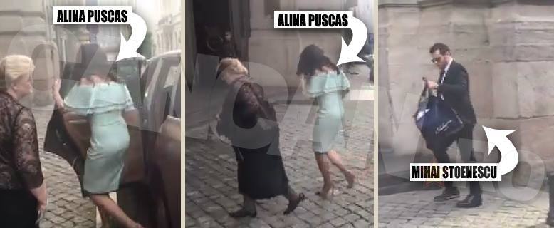 Alina Puşcaş a ajuns la Cercul Militar, în urmă cu câteva minute