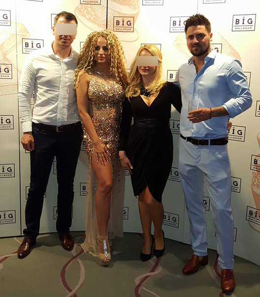 Sânziana Buruiană şi-a botezat fiica.