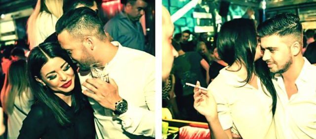 Cei doi par să fie îndrăgostiţi